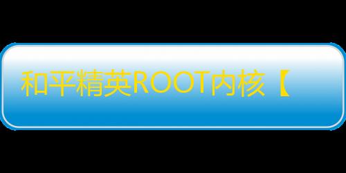 和平精英ROOT内核【104内核】外挂